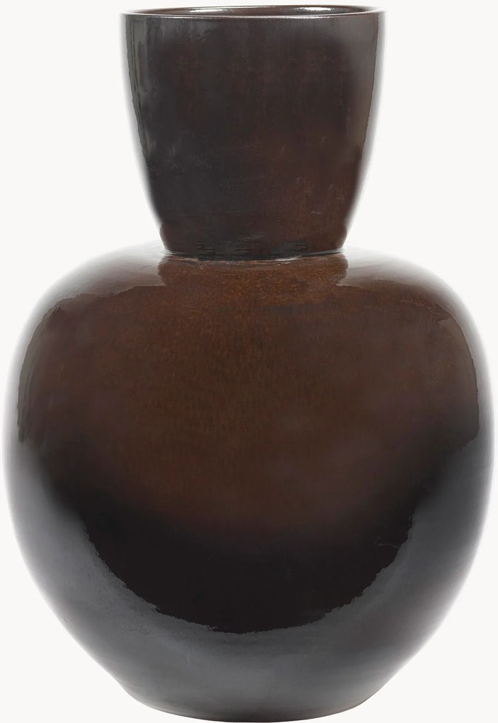 Jarra de chão em terracota vidrada Pure, Alt 45 cm
