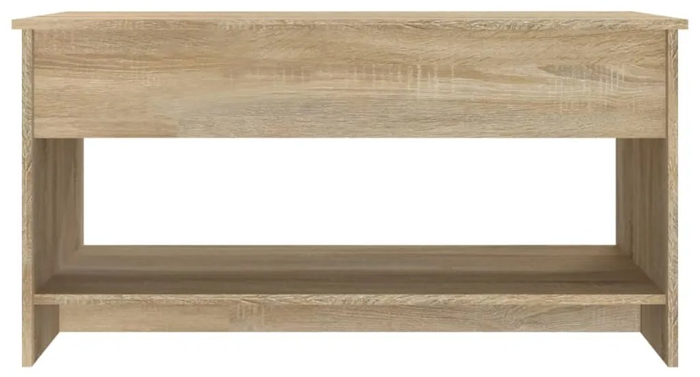 Mesa de centro 102x50x52,5cm madeira processada carvalho sonoma