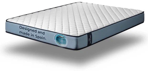 Colchão 150x200 cm Viscoelástico Flow ViscoCare 1900 de alta firmeza com estrutura viscoelástica e multicamada de 21 cm