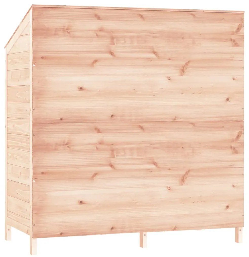 Abrigo de jardim 102x52x112 cm madeira de abeto maciça