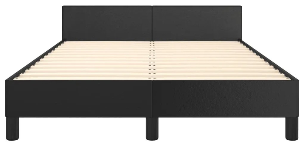 Estrutura de cama sem castanho colchão 120x190cm couro do falso