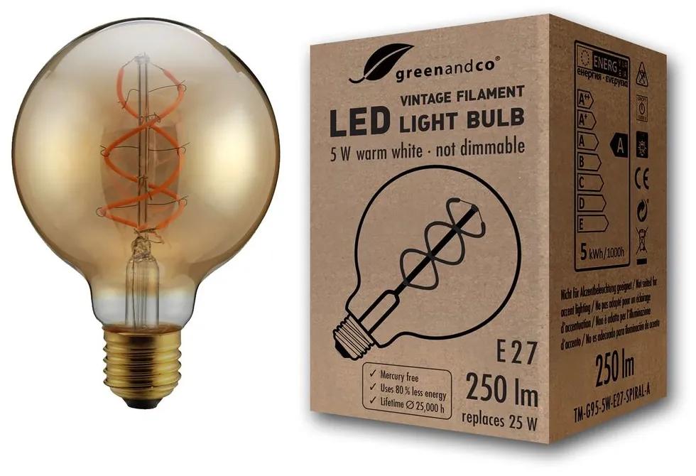 Lâmpada LED Vintage E27 5W Branco Quente (Recondicionado A+)