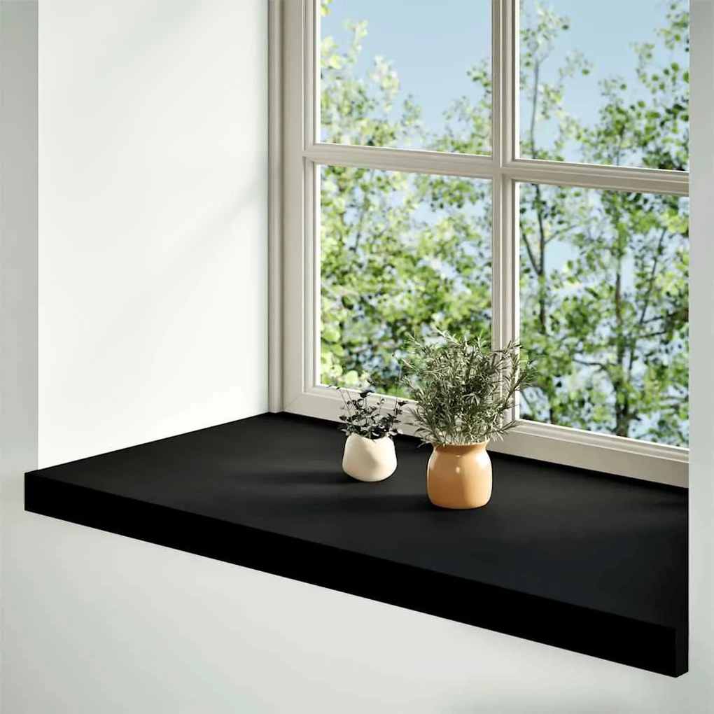 Soleiras da janela 2 pcs 90x40x2 cm carvalho castanho-escuro