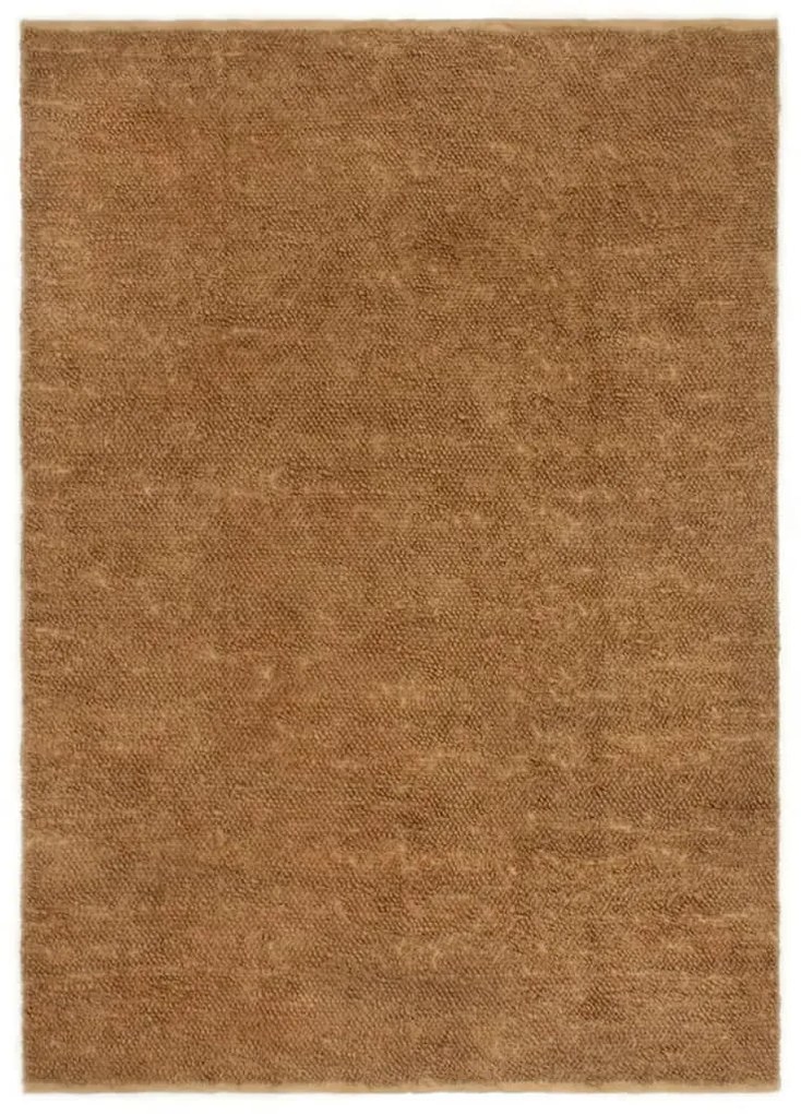 vidaXL Tapete em pelo enrolado artesanal 180x250 cm juta e algodão