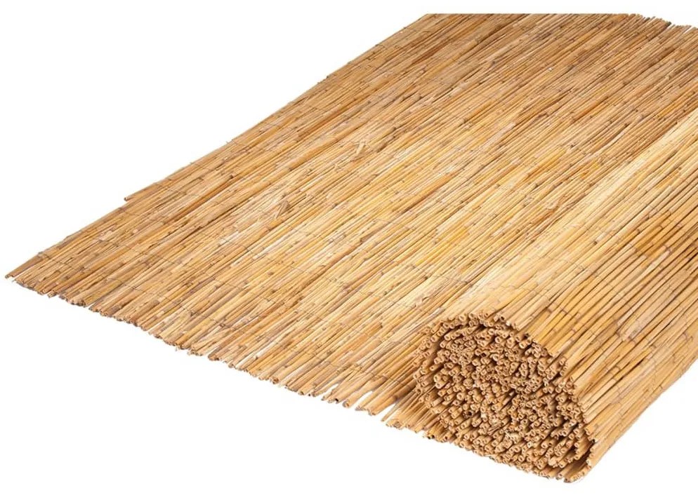 Nature Tapete de jardim 1,5x5 m bambu/caniço