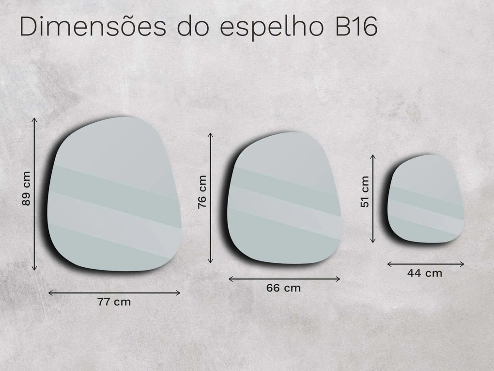 Espelho Base B16 44×51
