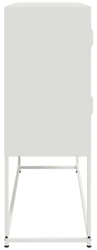 Aparador 100,5x39x107 cm aço branco