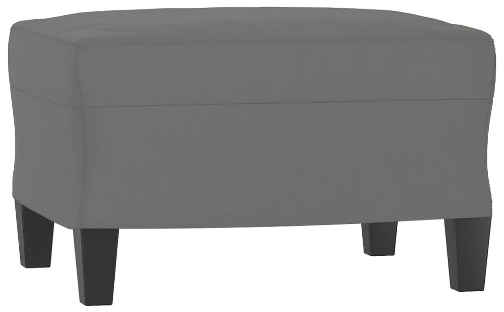 Sofá Darma Chaise Longue - Com Apóio de Pés - 3 Lugares - Cor Cinzento