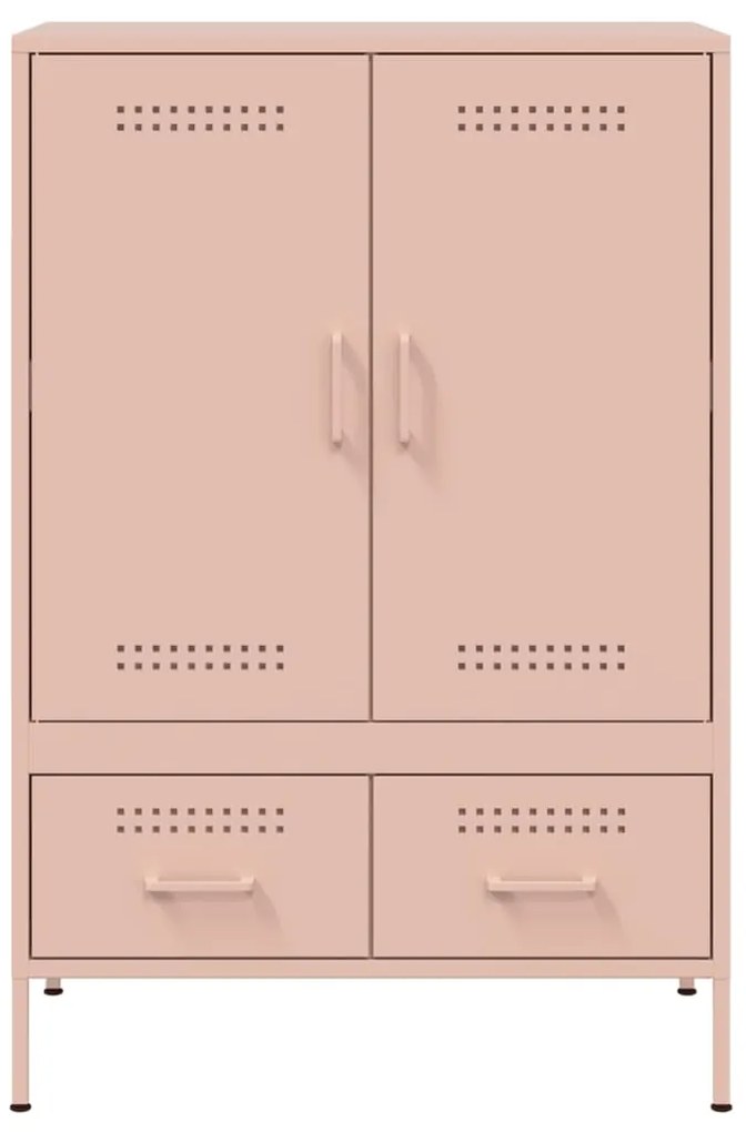 Móvel alto 68x39x101,5 cm aço rosa