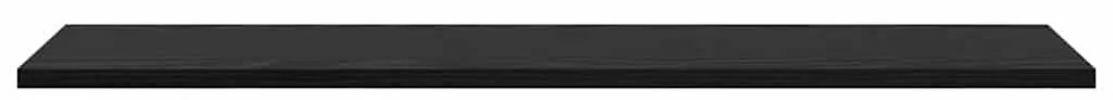 Prancha de Estante para Livros 4 pcs Preto 100 x 40 x 1.5cm