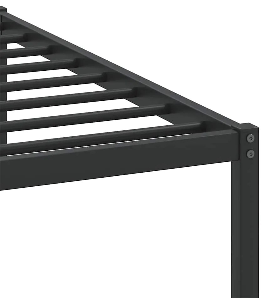 Estrutura de cama sem colchão 183x203 cm carvalho castanho
