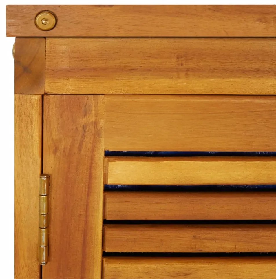 Caixa de arrumação para jardim 70x87x104 cm acácia maciça