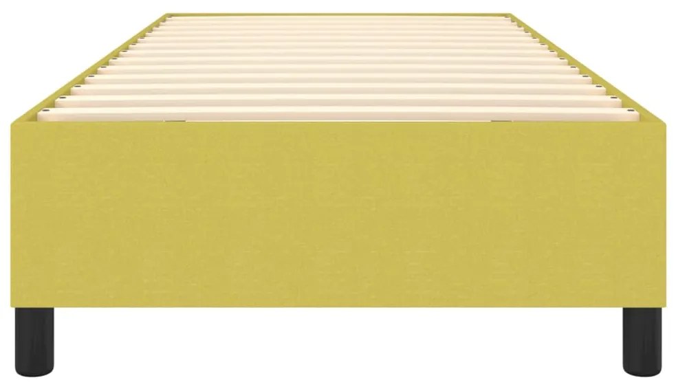 Estrutura de cama 90x190 cm tecido verde