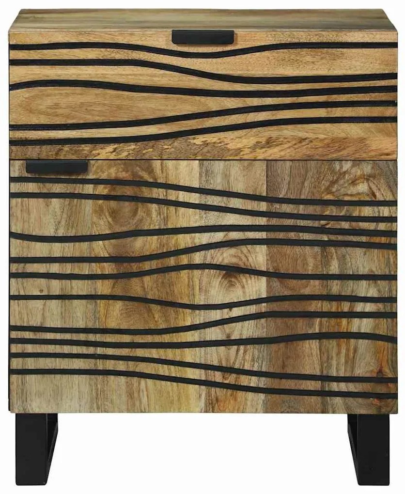 Criado-mudo 50x33x60 cm – Madeira de Mangueira Maciça