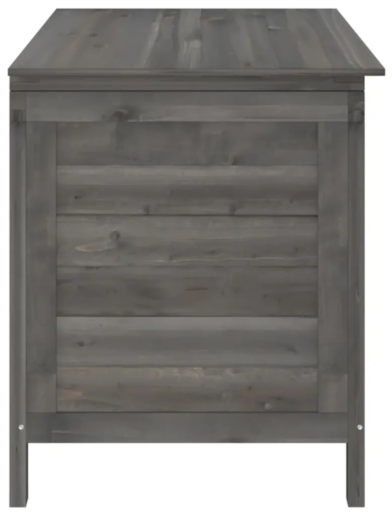 Caixa arrumação p/ jardim 99x49,5x58,5cm abeto maciço antracite