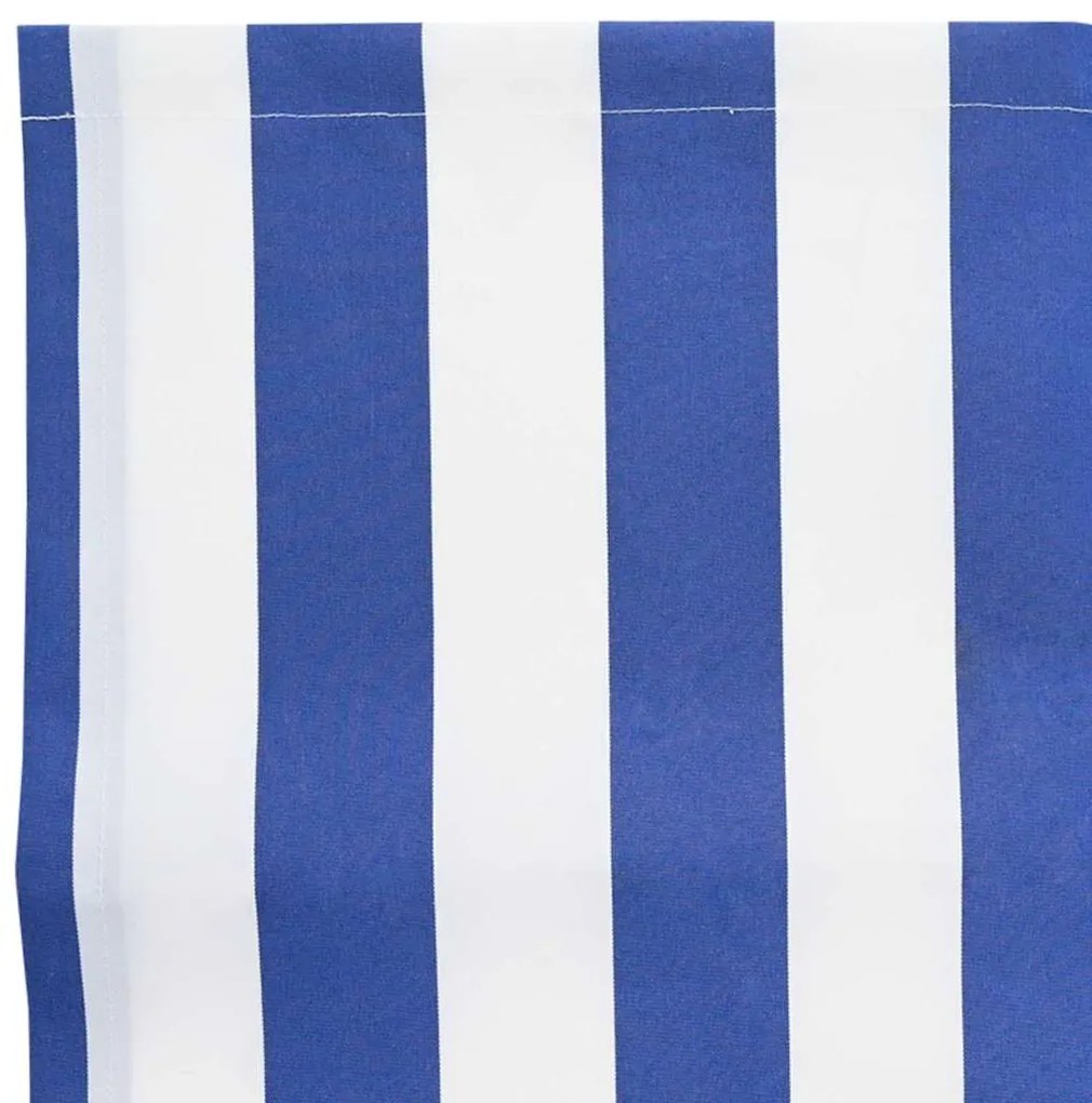 Tecido Substituto para Toldo de 3,5m x 2m Azul e Branco