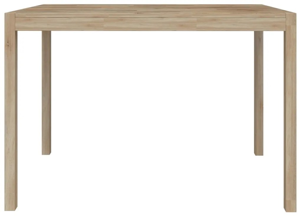 Mesa de jantar 110x70x75 cm madeira de acácia maciça