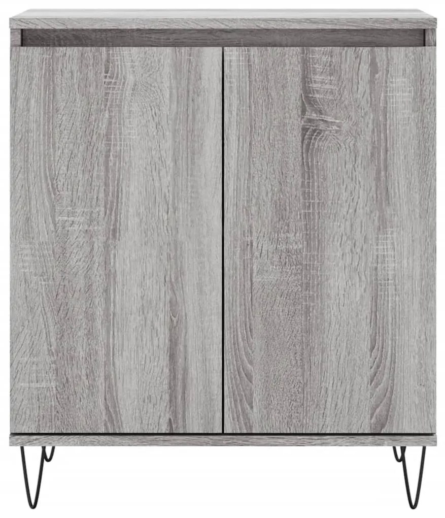Aparador 60x35x70 cm derivados de madeira cinzento sonoma