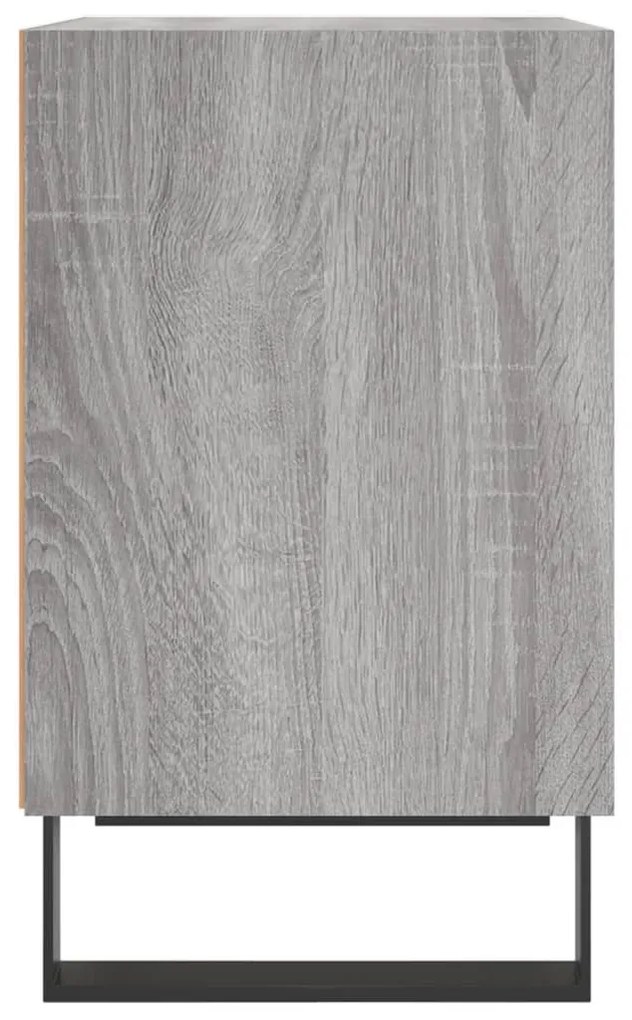 Mesas cabeceira 2pcs 40x30x50 cm derivados madeira cinza sonoma