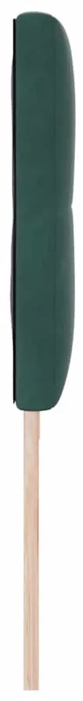 Cabeceira vidaXL Tufted com Botões Verde Escuro 200 cm Veludo
