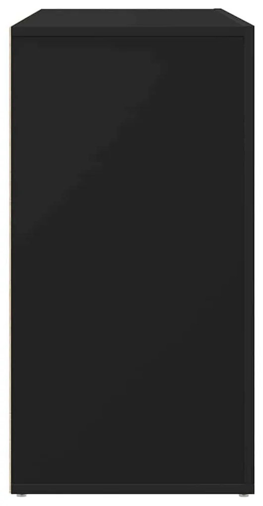 Buffet Lateral vidaXL Preto Madeira engenheirada 120 x 36 x 69 cm