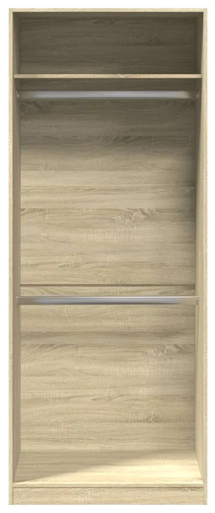 Roupeiro 80x50x200 cm derivados de madeira carvalho sonoma
