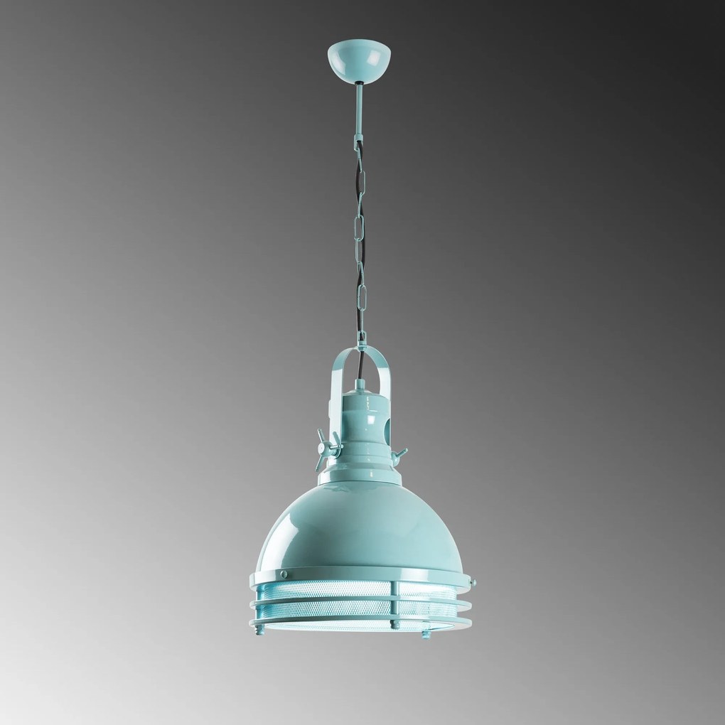 Chandelier Saglam – Turquesa – Ø30 h:40 cm