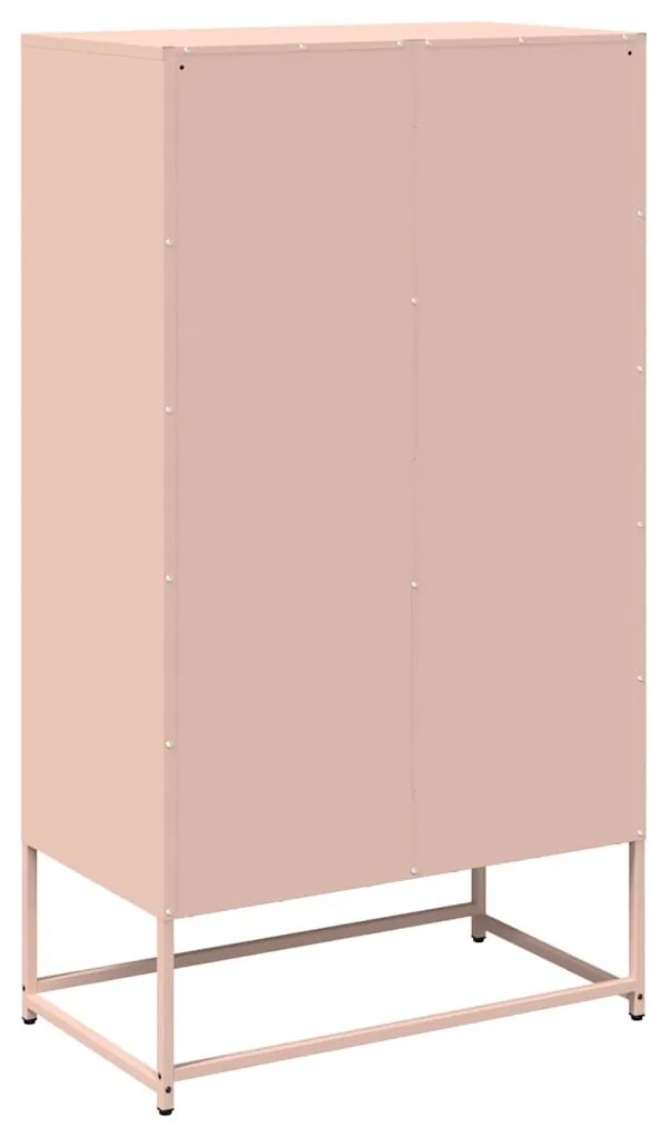 Móvel alto 68x39x123 cm aço rosa