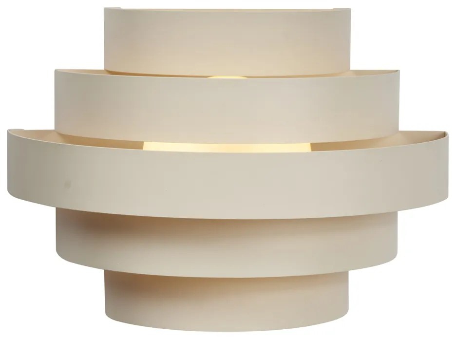 Candeeiro de Parede Moderno Bege Incl. LED Regulável em 3 Níveis - Lines Moderno