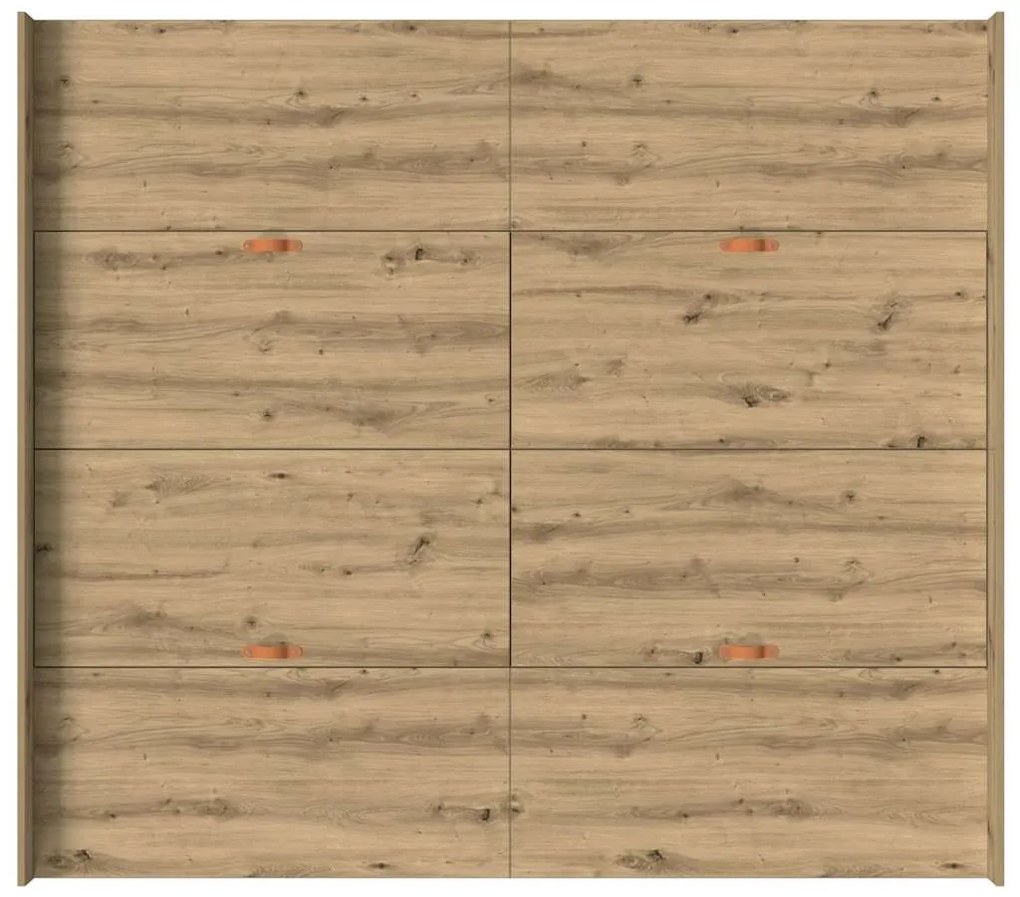 Estrado de cama com arrumação carvalho artisiano 200 x 200 cm