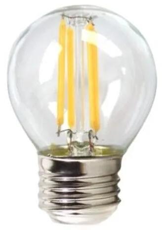 Lâmpada LED esférica Silver Electronics 1960327 E27 4W 3000K A++ (Luz Quente)