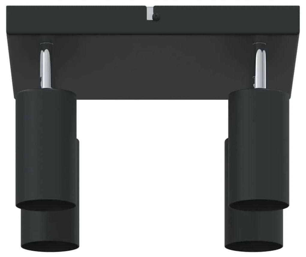 Spotlight de Teto 4 Vias Ajustável Preto GU10