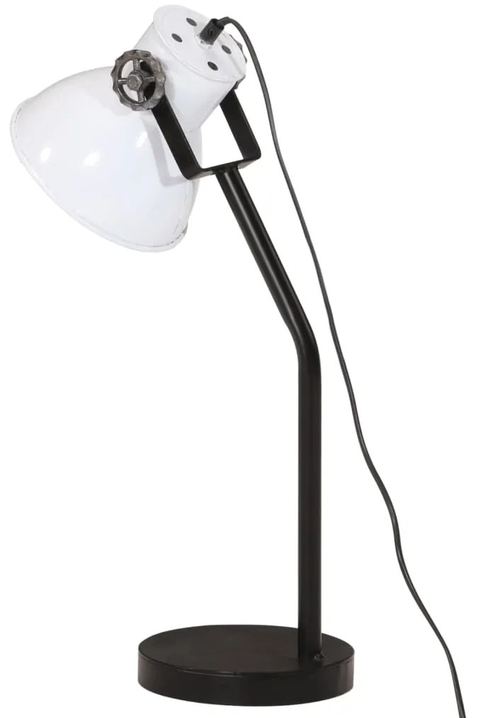 Candeeiro de secretária 25 W 17x17x60 cm E27 branco