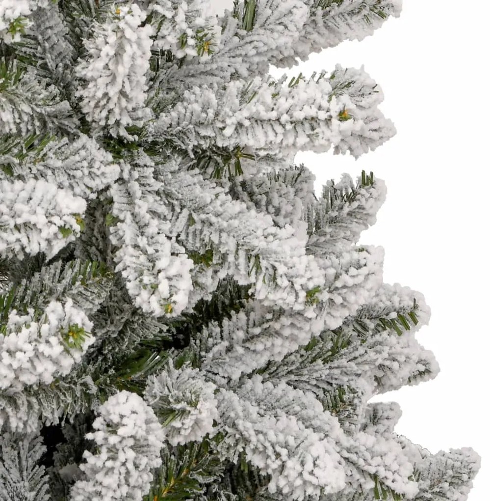 Árvore de Natal artificial articulada c/ flocos de neve 180 cm