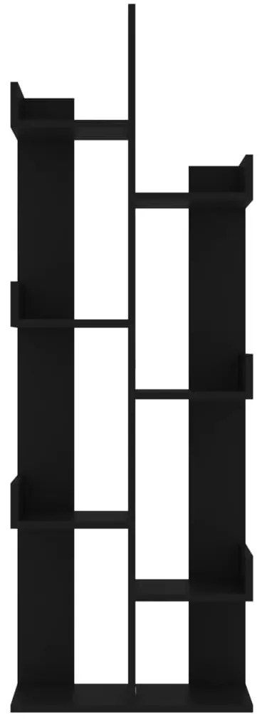 Estante 48x25,5x140 cm derivados de madeira preto
