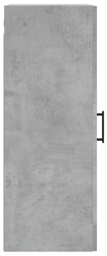 Armário de parede 34,5x34x90 cm cinzento cimento