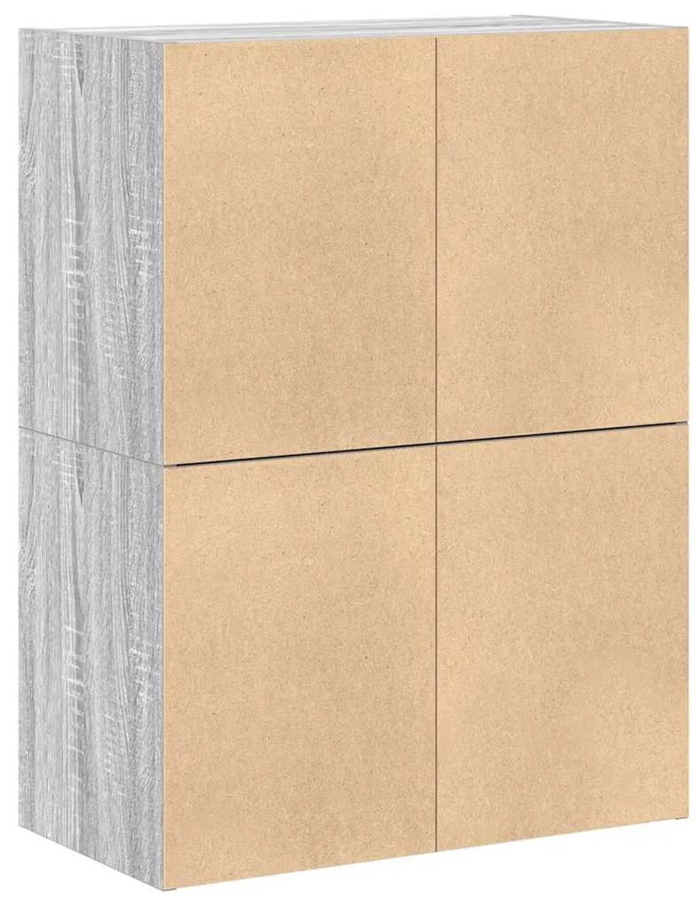 Armários c/ 2 gavetas 2 pcs 60x31x40cm derivados madeira