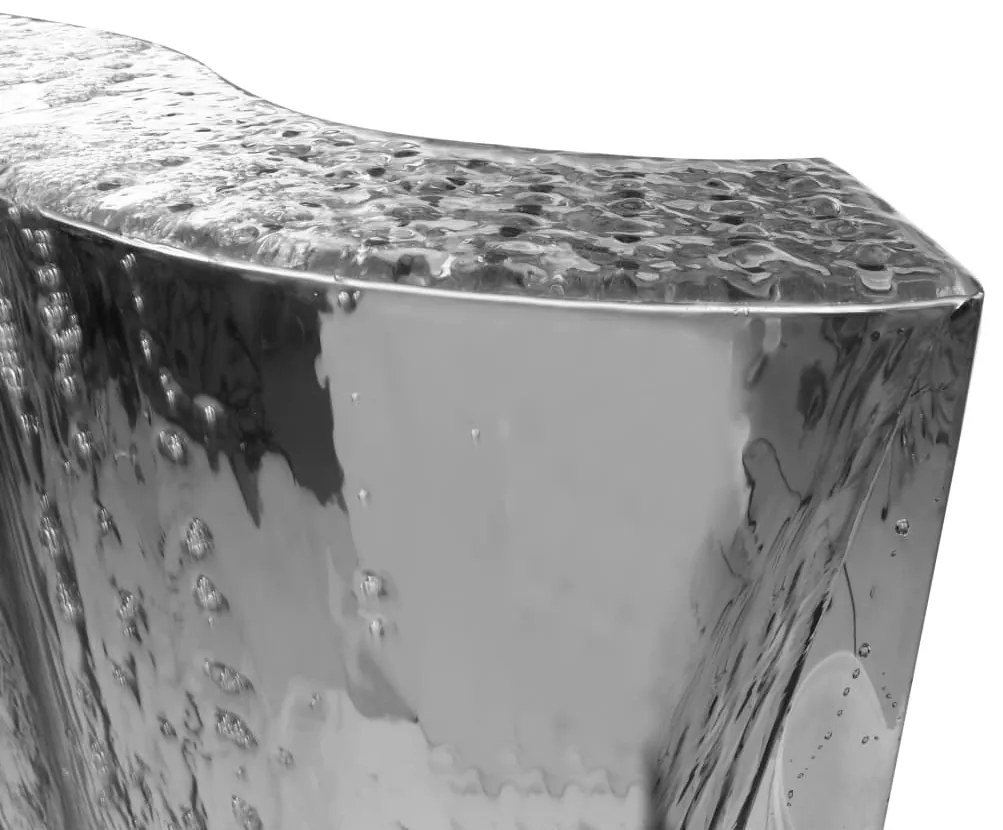 Fonte de jardim 60,2x37x122,1 cm aço inoxidável prateado