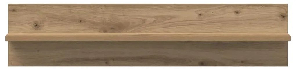 Prateleiras de Parede com prateleira 2 pcs Carvalho Artesanal