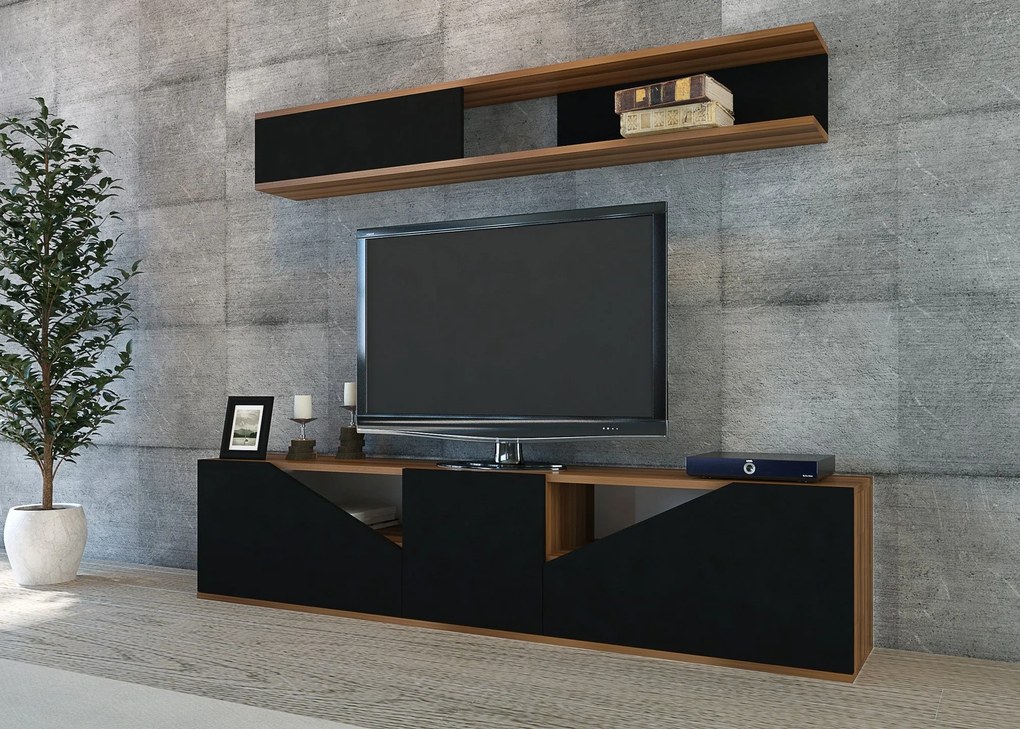 Unidade de TV Taç – Nogueira Preta – 180x40x31 cm