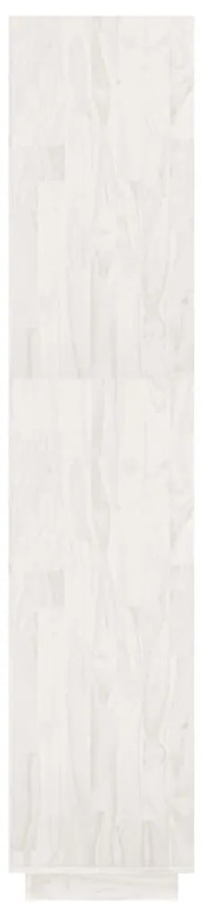 Estante/divisória 80x35x167 cm pinho maciço branco