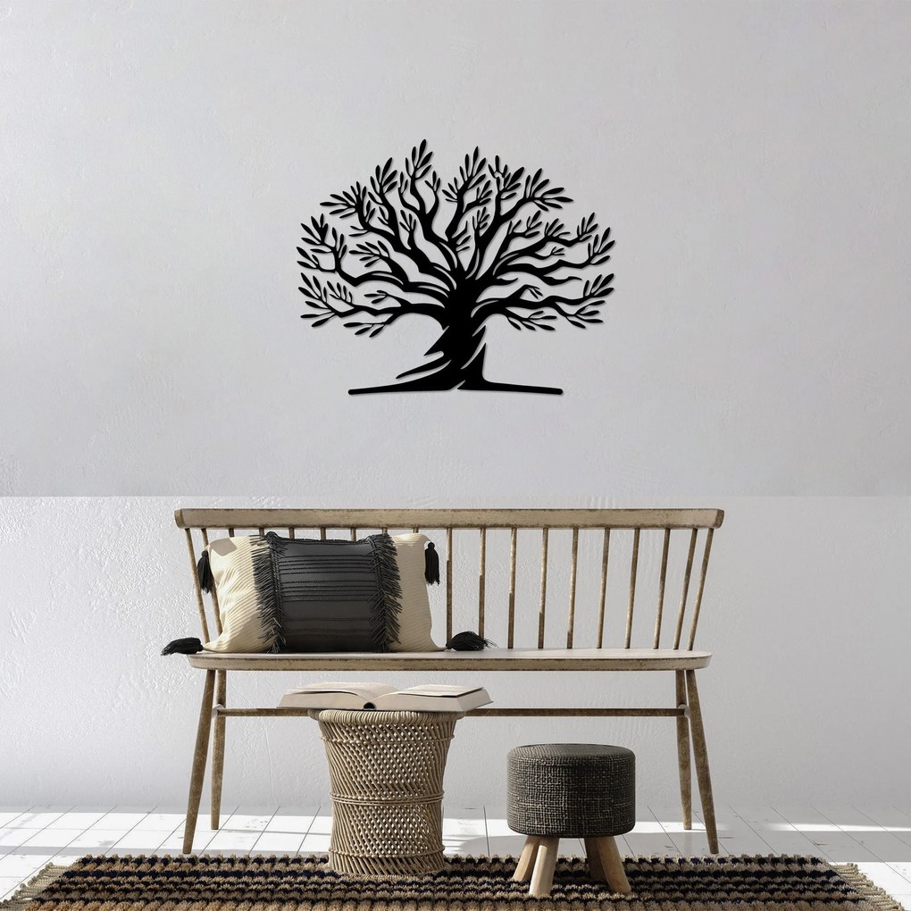 Acessório Decorativo de Parede Monumental Tree 18 – Preto – 54 x 67 cm