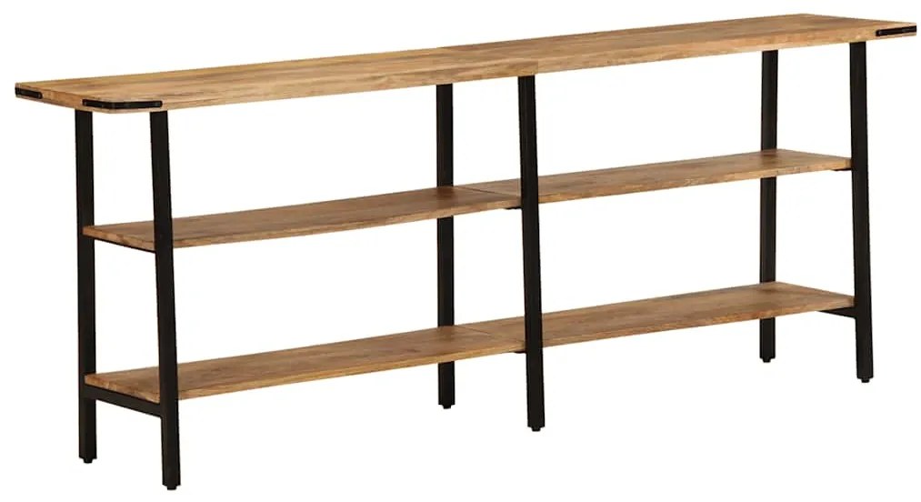 Mesa consola 180x35x70 cm madeira de mangueira maciça