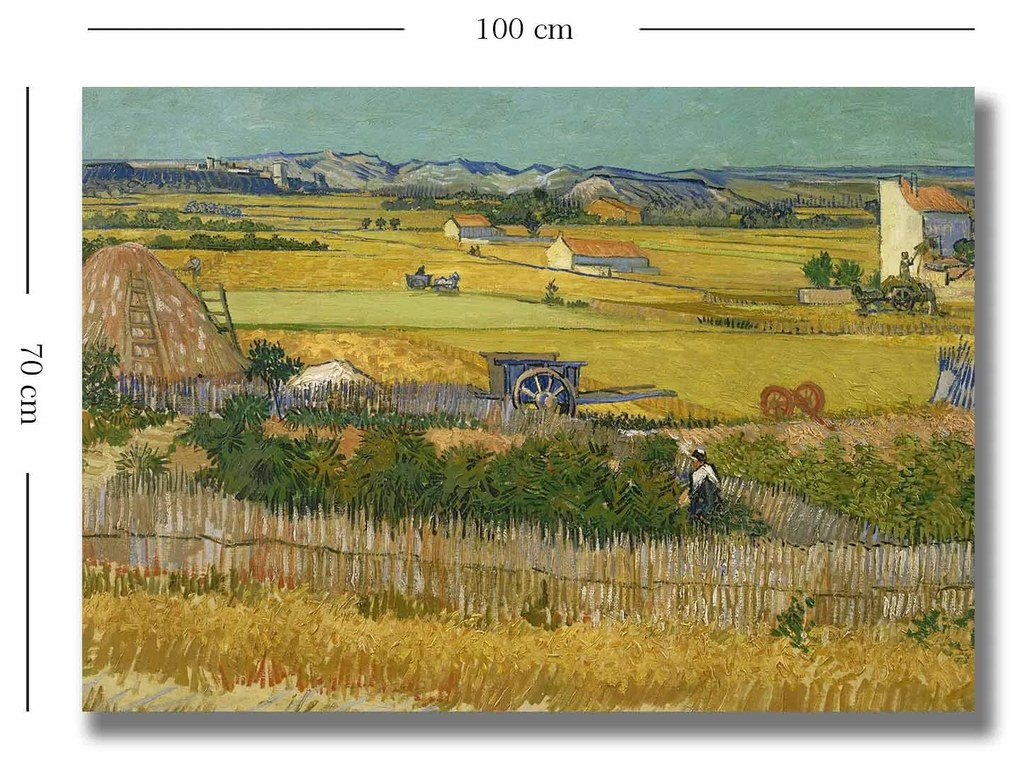 Pintura Decorativa em Tela 70100VANGOGH044 – Multicolor – 70 x 100 cm