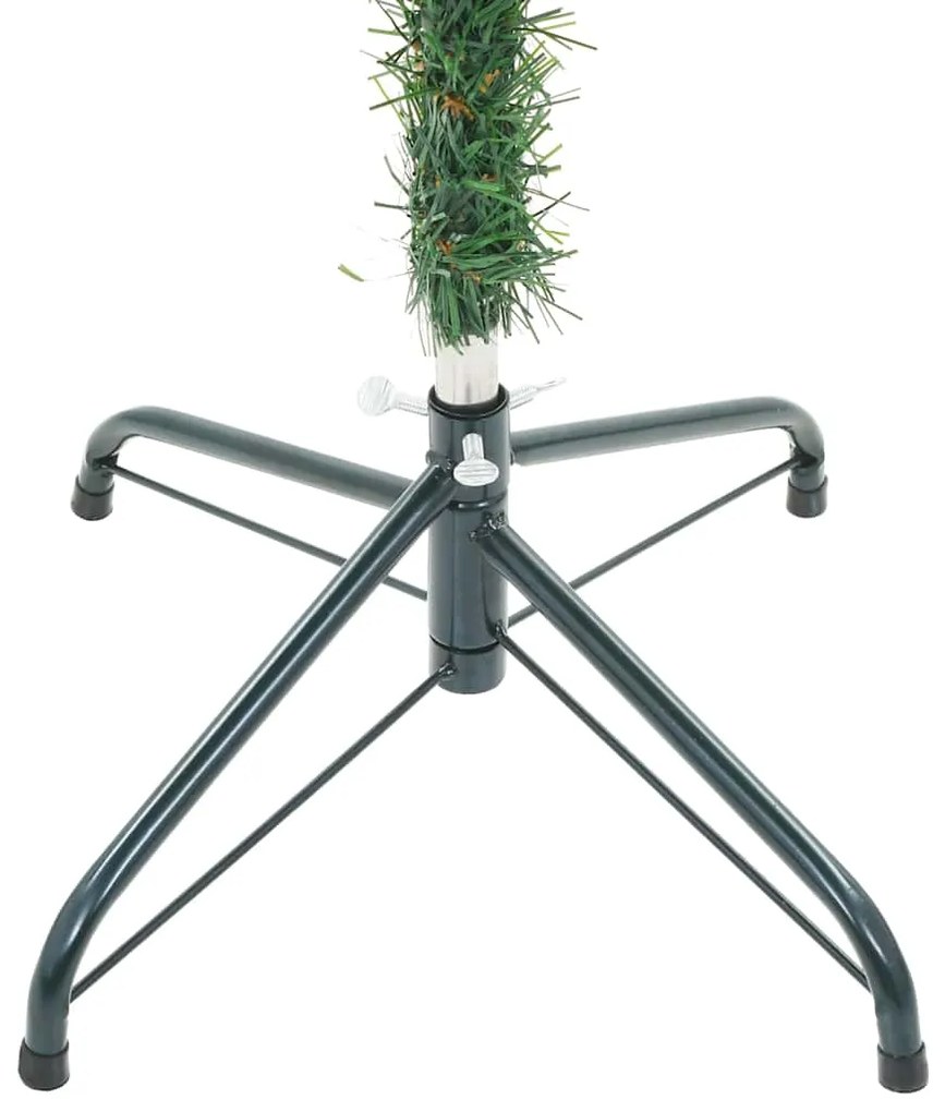 Árvore Natal artificial pré-iluminada c/ bolas e pinhas 180 cm