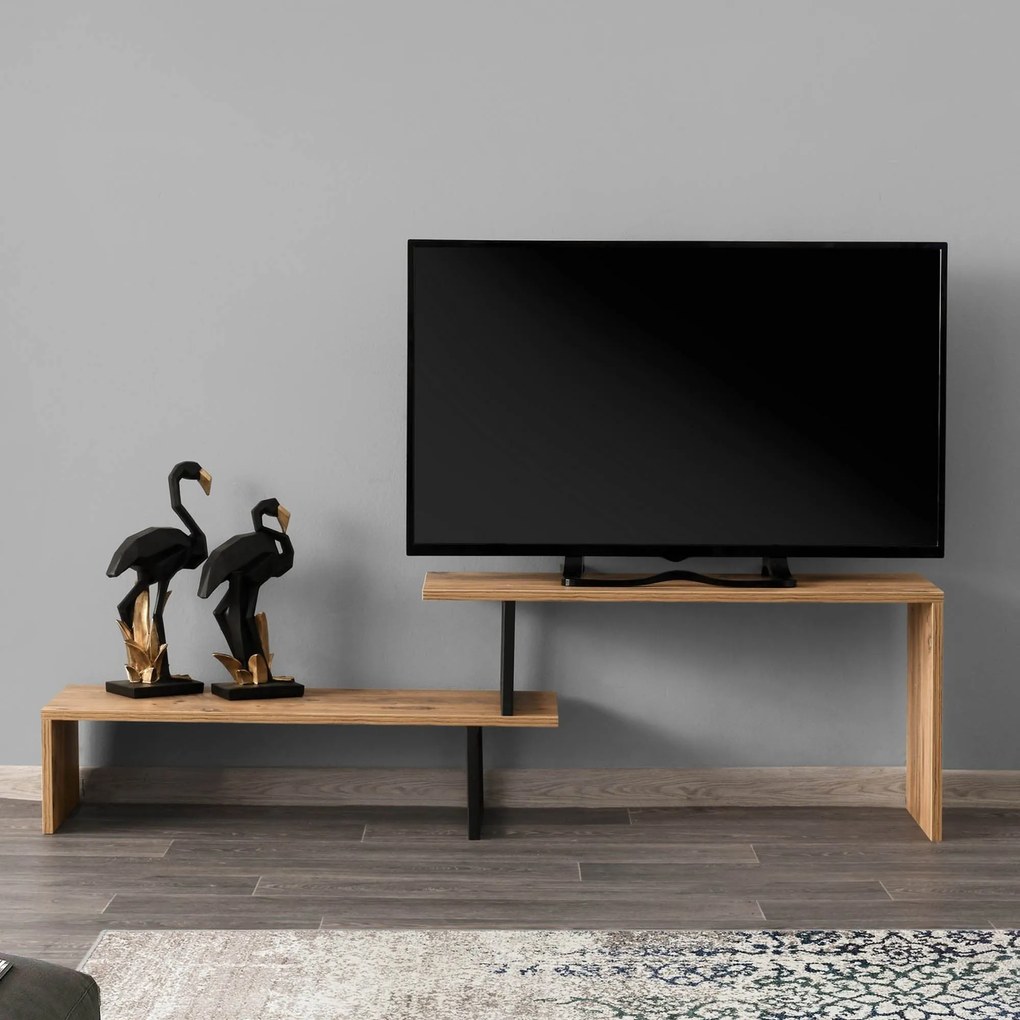 Móvel TV Ovit – Preto – 153x44x30 cm