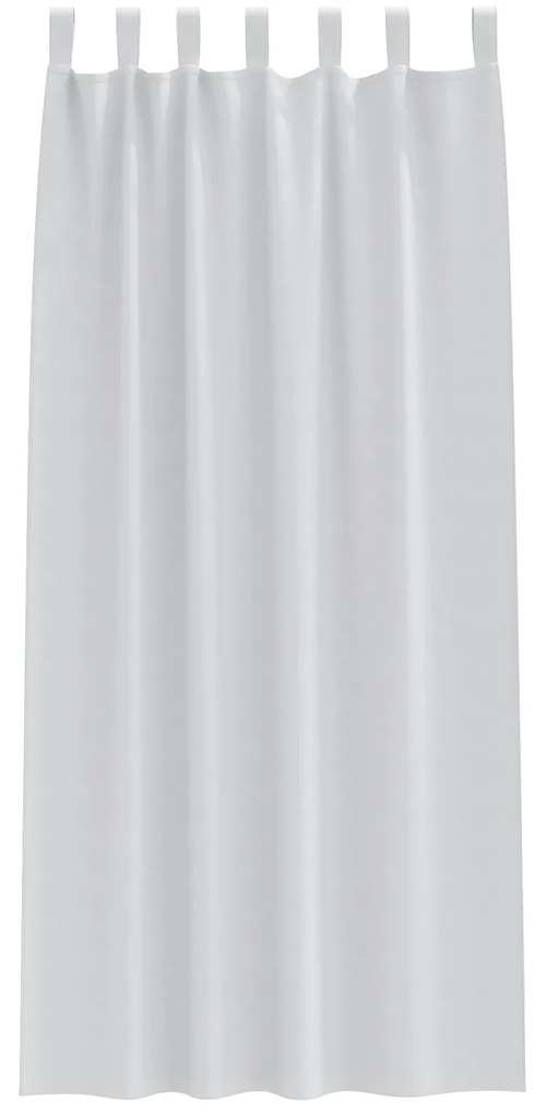 Cortinas opacas 2 pcs Cinza Claro 225 x 140 cm Poliéster