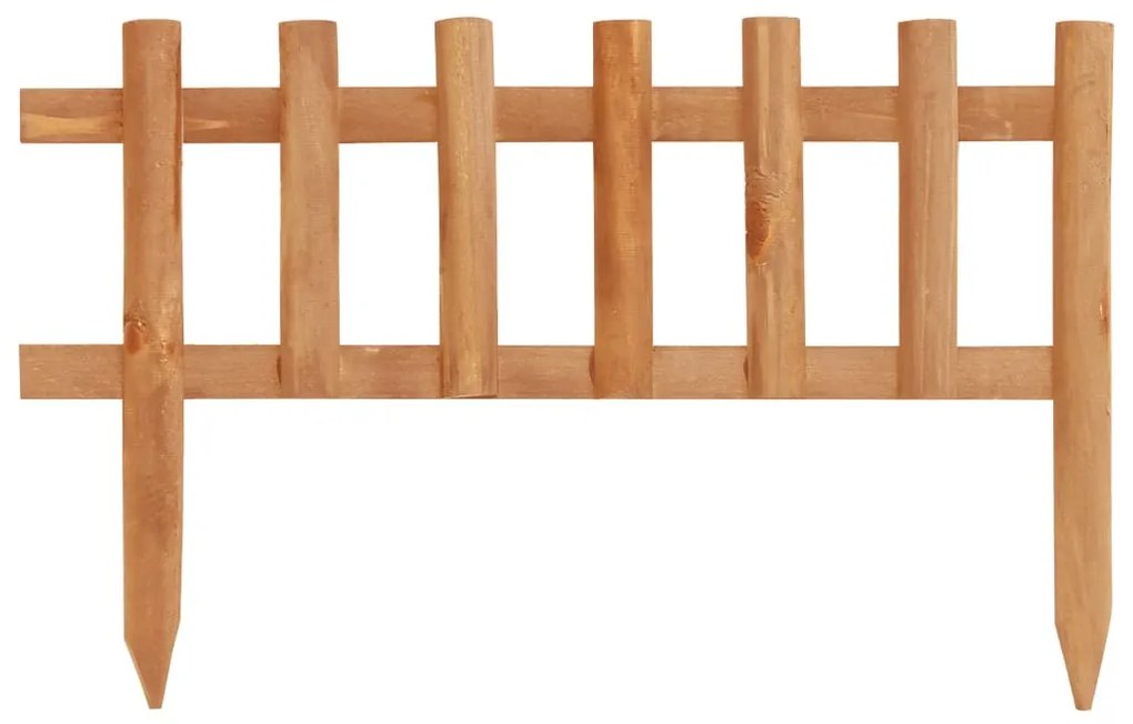 Bordas de relvado 10 pcs 4,4 m abeto