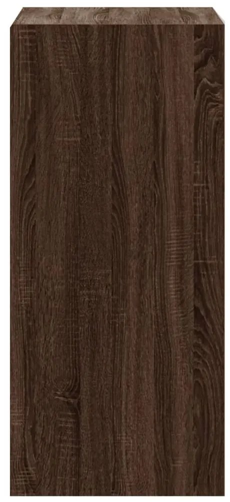 Roupeiro 77x48x102 cm derivados de madeira carvalho castanho