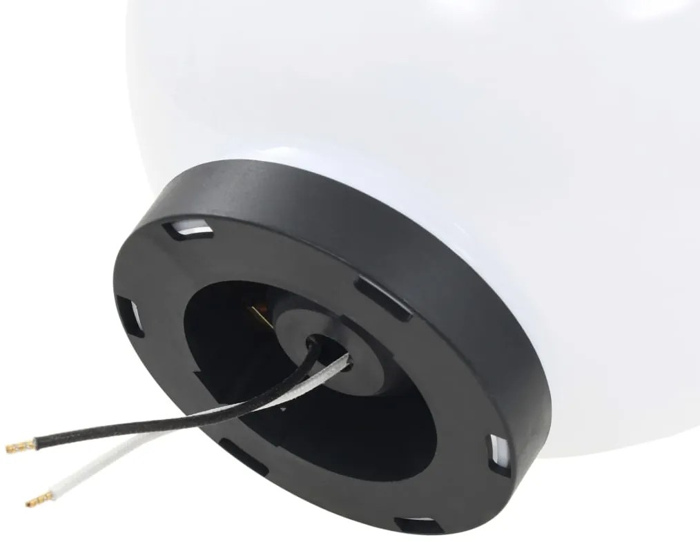 Candeeiros esféricos LED 4 pcs 20 cm PMMA
